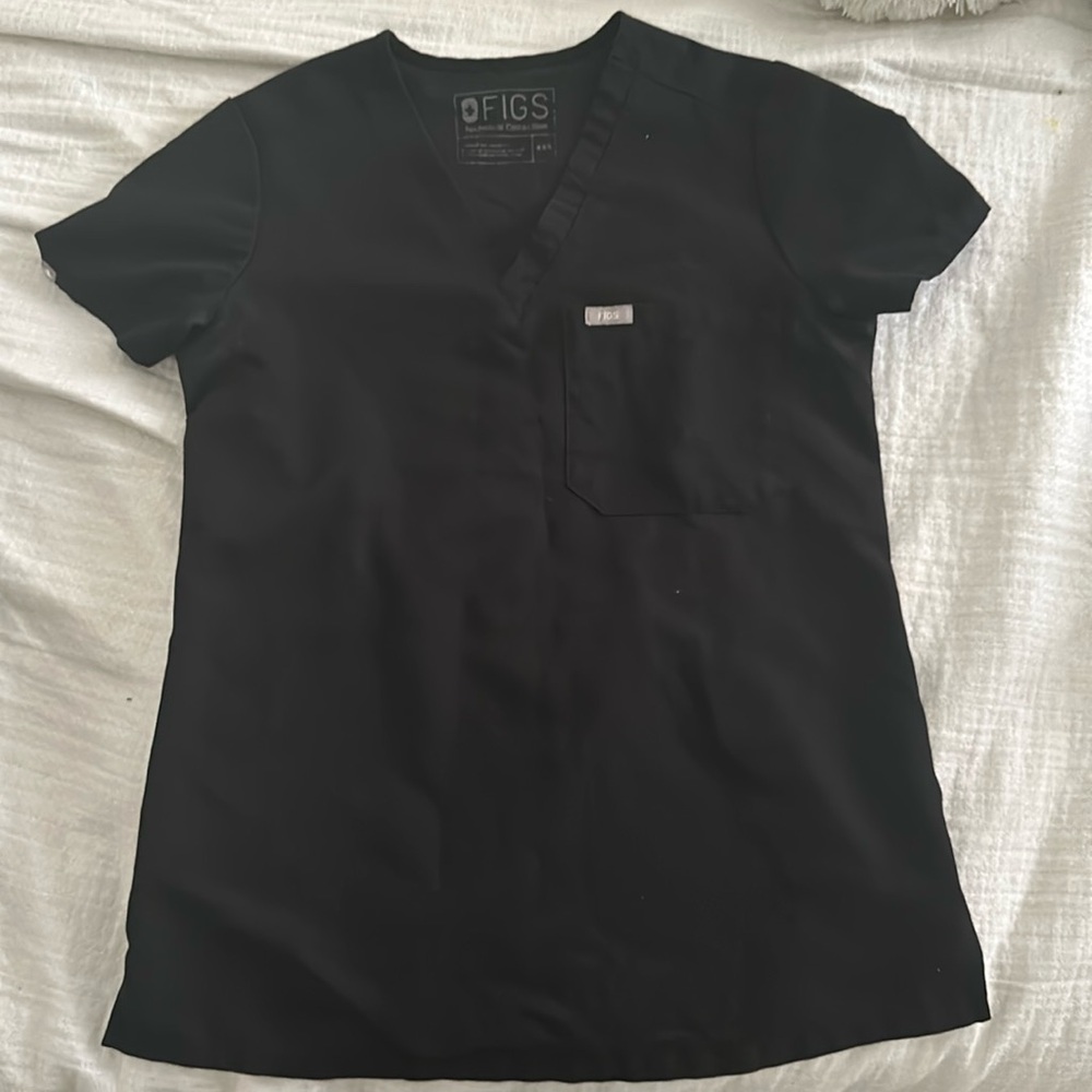 FIGS Catarina Top - Black